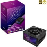 ASRock Phantom Gaming PG-850G, PC-Netzteil schwarz, 1x 12-Pin High Power GPU, 4x PCIe, Kabelmanagement, 850 Watt