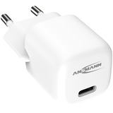 Ansmann Home Charger HC120PD Mini, Ladegerät weiß, kompatibel zu PowerDelivery, Multisafe-Technologie