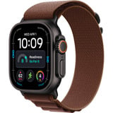 Apple Watch Ultra 4, Smartwatch Titan natur, 49 mm, Alpine Loop Burgunder S, Cellular