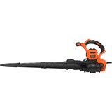 BLACK+DECKER 3-in-1 Elektro-Laubsauger BEBLV300-QS, Laubsauger/Laubbläser schwarz/orange, 3.000 Watt