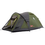 Coleman 3-Personen-Kuppelzelt Darwin 3 Plus dunkelgrün, mit Tunnelvorbau