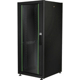 Digitus Netzwerkschrank Dynamic Basic Serie - 600x600 mm (BxT), IT-Schrank schwarz, 26 Höheneinheiten