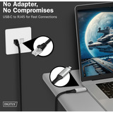 Digitus USB-C 3.2 Gen1 > RJ-45 Ethernet Kabel, 1Gbit/s, Adapter schwarz, 15 Meter, 10/100/1.000Mbit/s