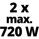EINHELL Akku Power-X-Change TWIN-PACK 18Volt 2,5Ah CB rot/schwarz, 2 Stück, ohne Ladegerät