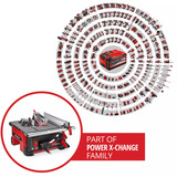 EINHELL Power X-Change Akku-Tischkreissäge TE-TS 36/8 T Li-Solo, 36Volt (2x18V) rot/schwarz, ohne Akku und Ladegerät