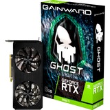 Gainward GeForce RTX 3060 Ti Ghost LHR, Grafikkarte Lite Hash Rate, 3x DisplayPort, 1x HDMI 2.1