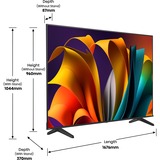 Hisense 75E6NT, LED-Fernseher 189 cm (75 Zoll), schwarz, UltraHD/4K, HDR, Triple Tuner