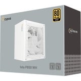Ocypus Iota P850 White, PC-Netzteil weiß, 1x 12-Pin High Power GPU, 3x PCIe, Kabelmanagement, 850 Watt