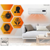 ProfiCare Wand-Keramik-Heizlüfter PC-HL 3116 weiß