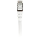 Sharkoon Patchkabel SFTP, RJ-45, mit Cat.7a Rohkabel weiß, 1 Meter