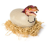 Spin Master Primal Hatch - Interaktiver T-Rex im Ei, Spielfigur 