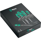 Wera 367/7 Sechsrund HF Schraubendrehersatz Kraftform Plus + Rack schwarz/grün, 7-teilig, mit Haltefunktion