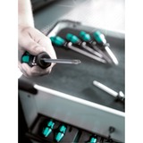 Wera 367/7 TORX HF Schraubendrehersatz Kraftform Plus + Rack schwarz/grün, 7-teilig, mit Haltefunktion