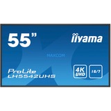 iiyama ProLite LH5542UHS-B3, Public Display schwarz, UltraHD/4K, IPS, HDMI