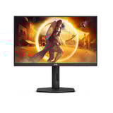 AOC 24G4X, Gaming-Monitor 61 cm (24 Zoll), schwarz, FullHD, IPS, HDR, G-Sync kompatibel , 180Hz Panel