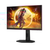 AOC 24G4X, Gaming-Monitor 61 cm (24 Zoll), schwarz, FullHD, IPS, HDR, G-Sync kompatibel , 180Hz Panel