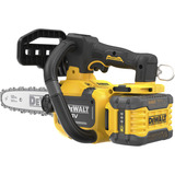 DEWALT Top-Handle-Akku-Kettensäge (DCMCST632X1-QW), 54Volt, Elektro-Kettensäge gelb/schwarz, Li-Ionen Akku 9,0Ah