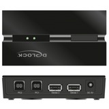 DeLOCK Delock USB 2.0 Switch f. 2 PC an 2Geräte, USB-Umschalter schwarz