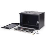 Digitus Netzwerk-Set SOHO Pro 19" 540x400 mm (BxT), IT-Schrank schwarz, 7 Höheneinheiten