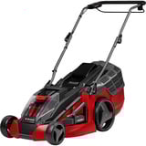 EINHELL Akku-Rasenmäher GE-CM 43 Li M Kit, 36Volt (2x18V) rot/schwarz, 2x Li-Ionen Akku 4,0Ah