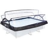 Exit Toys Dome, Pool Abdeckung 300x200cm transparent, aufklappbar