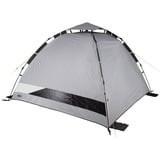 High Peak Strandmuschel Calida 80, Zelt silber/grau, Regenschirm-System