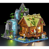 Lumibricks Wasserfallhütte, Konstruktionsspielzeug 