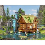 Lumibricks Wasserfallhütte, Konstruktionsspielzeug 