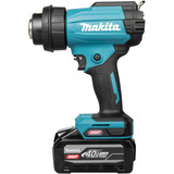 Makita Akku-Heißluftgebläse HG001GZ01 XGT, 40Volt blau/schwarz, ohne Akku und Ladegerät