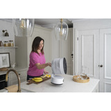 Meaco MeacoFan Sefte 8, Ventilator weiß, Tragbarer Tischventilator mit Akku