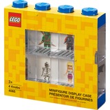 Room Copenhagen LEGO Minifiguren Vitrine blau, Aufbewahrungsbox blau/transparent, transparent