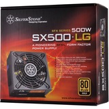 SilverStone SST-SX500-LG V2.1, PC-Netzteil schwarz, 2x PCIe, Kabel-Management, 500 Watt
