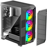 Xilence Xilent Breeze II XG181, Tower-Gehäuse schwarz, Tempered Glass