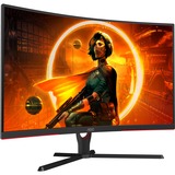 AOC C32G3AE/BK, Gaming-Monitor 80 cm(31.5 Zoll), schwarz/rot, AMD Free-Sync, FullHD, VA, 165Hz Panel