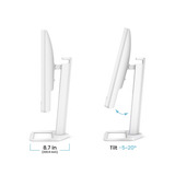 BenQ EW2790U Premium, LED-Monitor 68.6 cm (27 Zoll), weiß, UltraHD/4K, IPS, HDMI, USB-C, USB-Hub