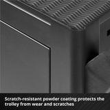 EINHELL Werkstattwagen leer, 6 Schubladen, Werkzeugwagen schwarz/rot, 4 flache, 2 hohe Schubladen