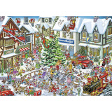 Ravensburger Puzzle Ray Nicholson: Wimmelbild Weihnachten 1000 Teile