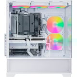 SilverStone Lucid 05, Tower-Gehäuse weiß, 270° Panoramaglas-Design