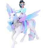 Spin Master Unicorn Academy - Wing Magic Layla und Glacier Spielset, Spielfigur 
