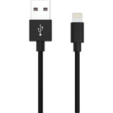 Ansmann USB 2.0 Adapterkabel, USB-A Stecker > Lightning Stecker schwarz, 1 Meter