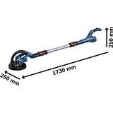 Bosch Combi-Set Trockenbauschleifer GTR 55-225 + Sauger GAS 35 M AFC Professional blau, 550 Watt / 1.380 Watt
