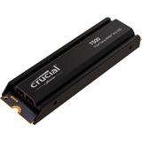 Crucial T500 1 TB, SSD schwarz, PCIe 4.0 x4, NVMe, M.2 2280, mit Kühlkörper