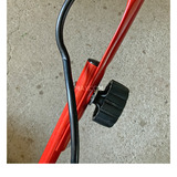 EINHELL Professional Akku-Rasenmäher GP-CM 36/47 S HW Li, 36Volt (2x18Volt) rot/schwarz, 4x Li-Ionen Akku 4,0Ah, mit Hinterradantrieb