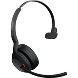 Jabra Evolve2 55, mit Ladestation, Headset schwarz, Mono, Microsoft Teams, USB-A, Link380a