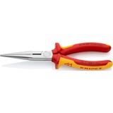 KNIPEX Flachrundzange 26 16 200 , Greifzange gezahnte Griffflächen