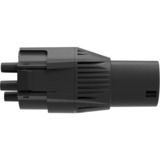 NRGkick Steckeraufsatz für Ladesäulen Typ 2, max. 32A, 22kW, Adapter schwarz/rot, für NRGkick Ladeeinheit