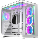 RAIJINTEK ATREUS BT7 , Tower-Gehäuse weiß, Curved Glass Panel