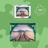 Ravensburger Puzzle Beautiful Walkways - Romantischer Steg am Lac d'Annecy 1000 Teile