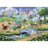 Ravensburger Puzzle Pokémon - Eevee and Park 1000 Teile