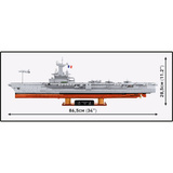 COBI Charles de Gaulle Aircraft Carrier (R91), Konstruktionsspielzeug Maßstab 1:300